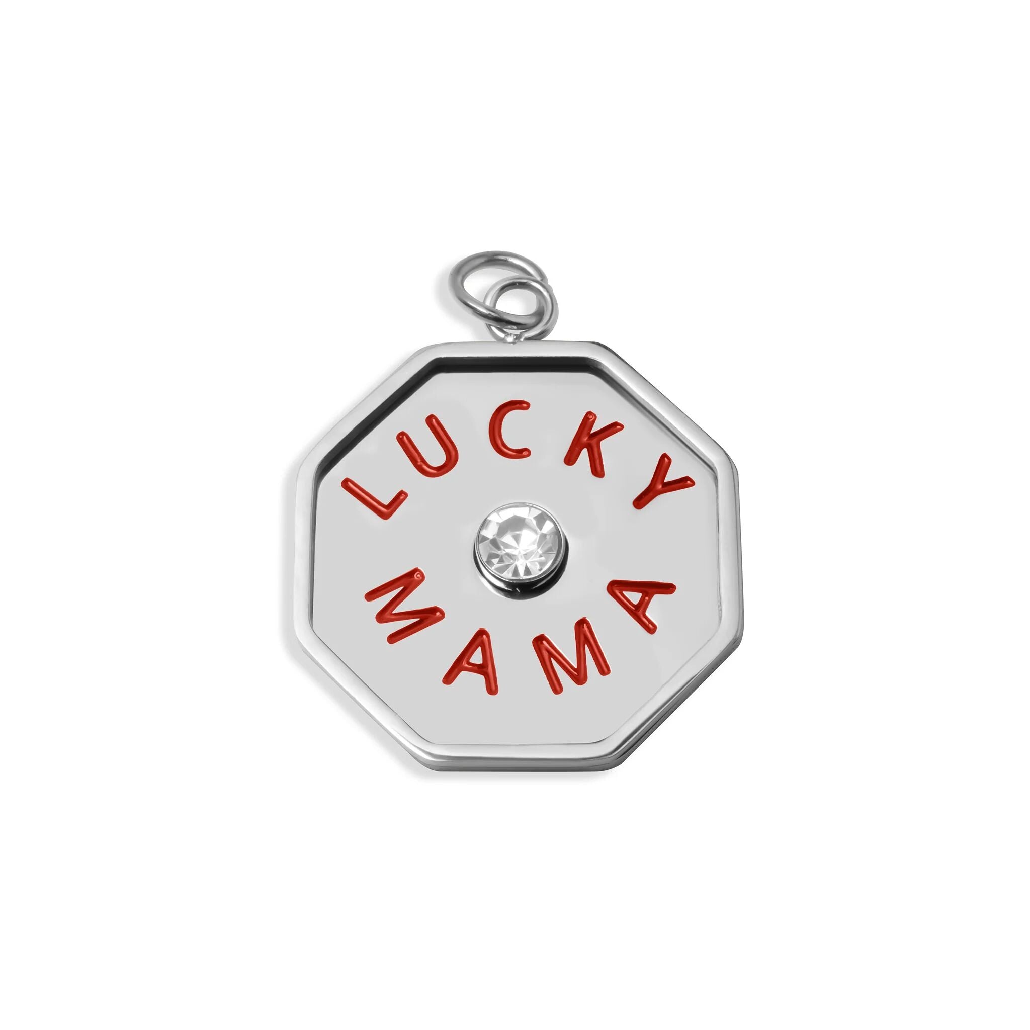 18K Gold PVD Stainless Steel Lucky Mama Charm