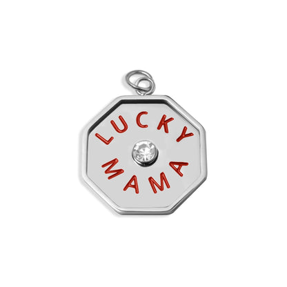 18K Gold PVD Stainless Steel Lucky Mama Charm
