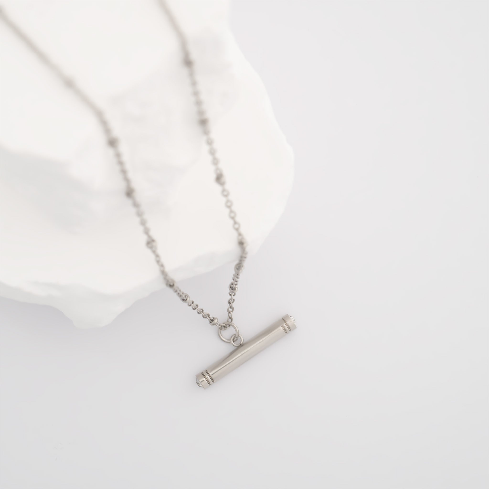 18K Gold PVD Stainless Steel Engravable Tbar Charm