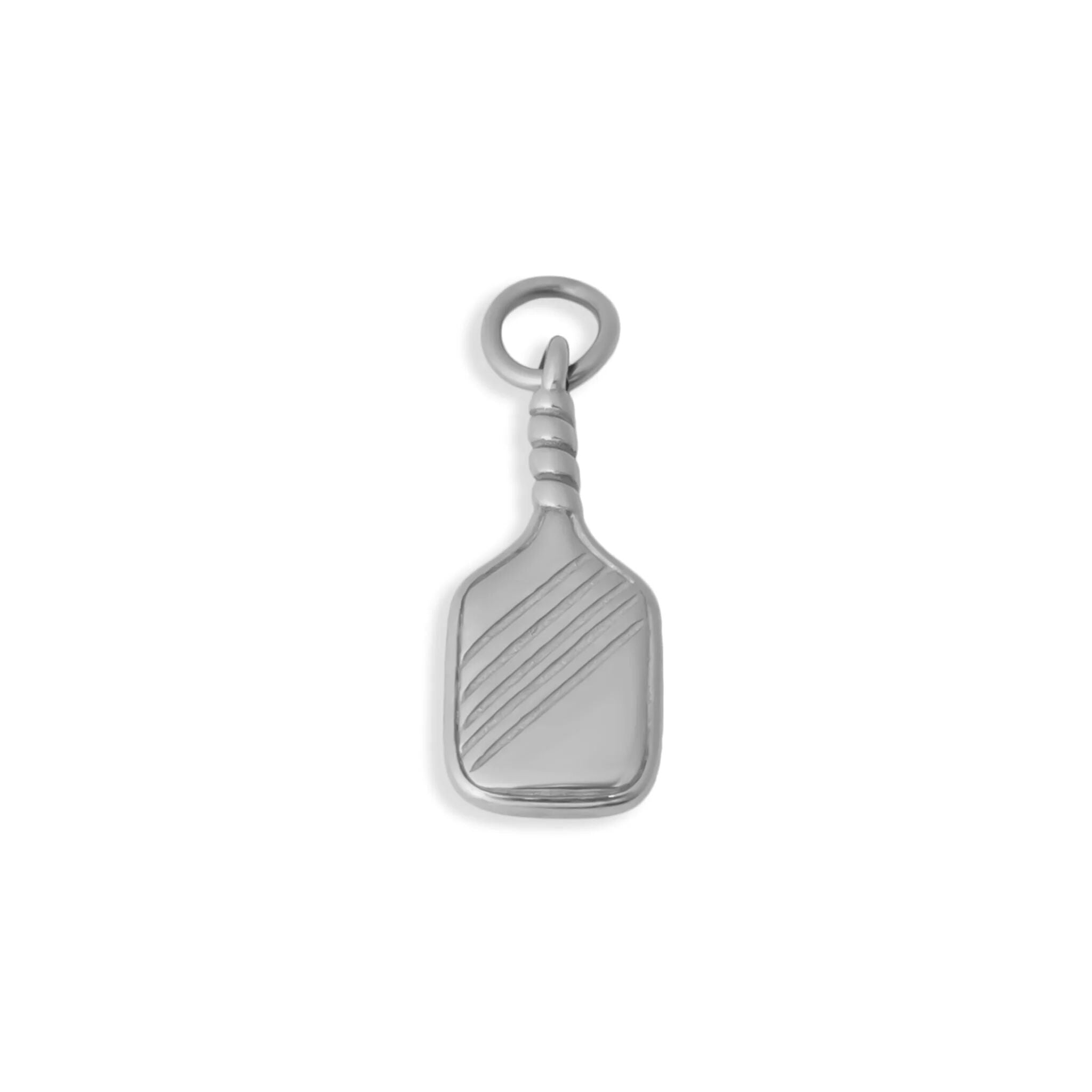 18K Gold PVD Stainless Steel Pickleball Charm
