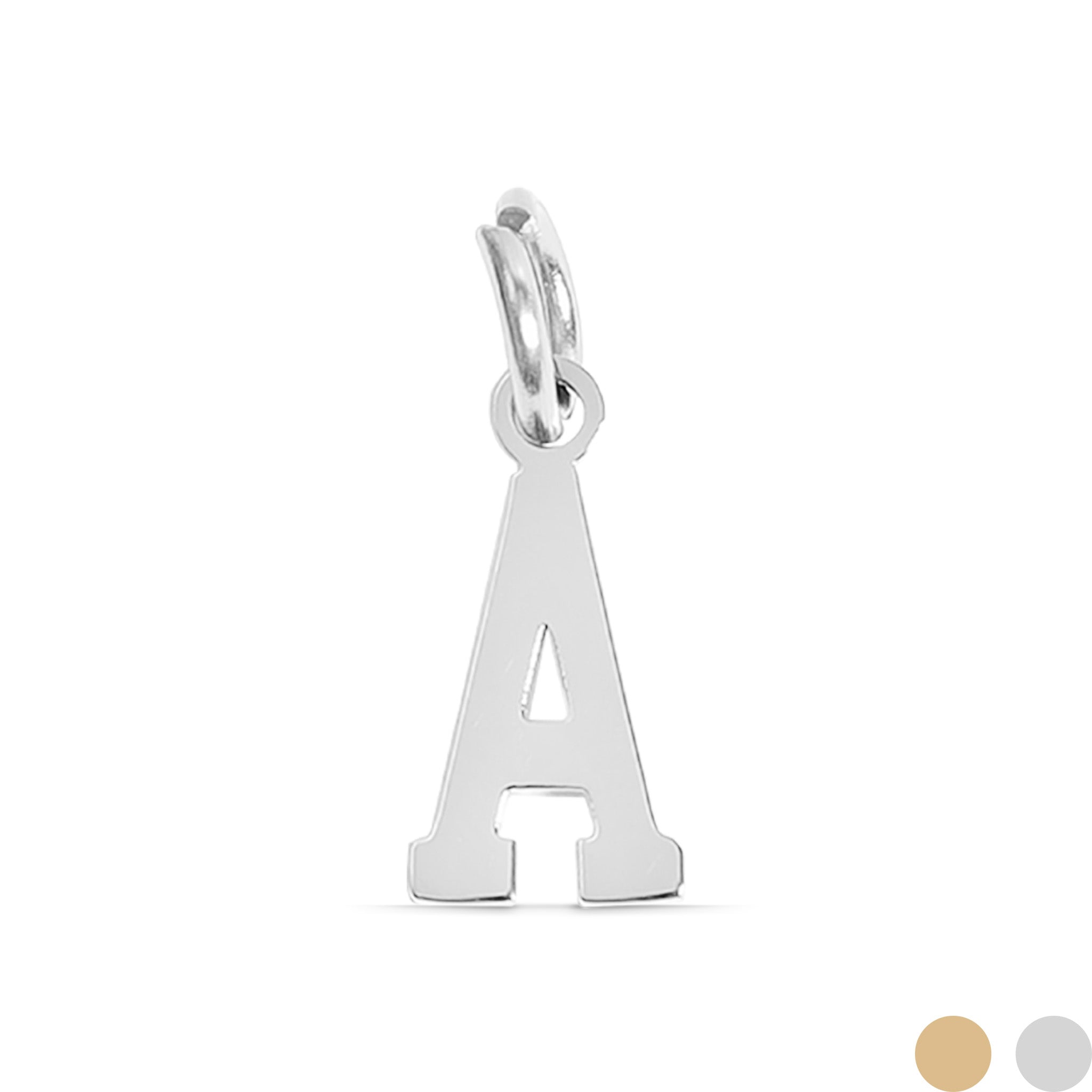 Stainless Steel Small Sport Letter Pendants