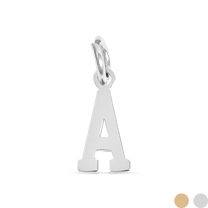Stainless Steel Small Sport Letter Pendants