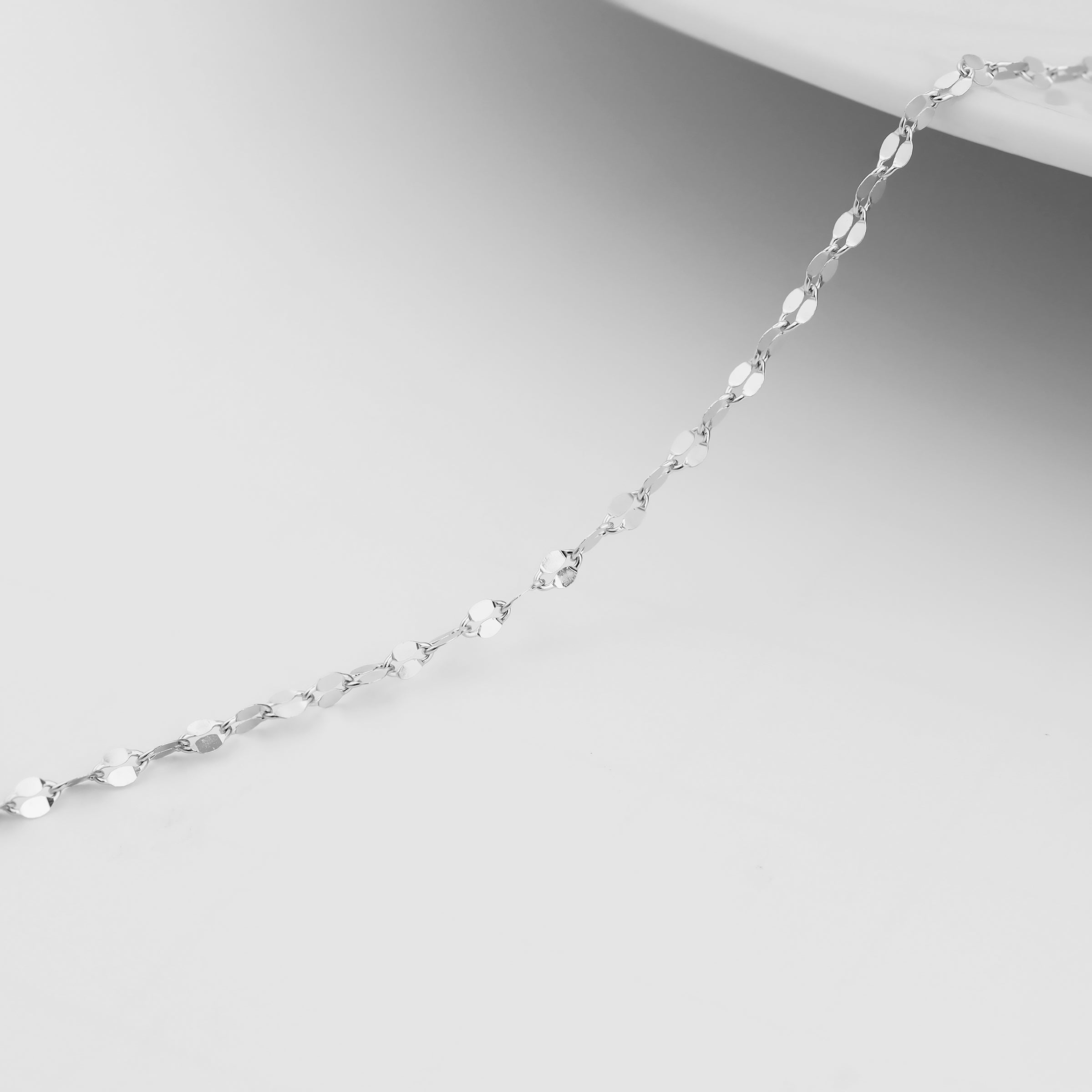 2.0 mm Lip Chain .925 Sterling Silver Permanent Jewelry - By the Foot
