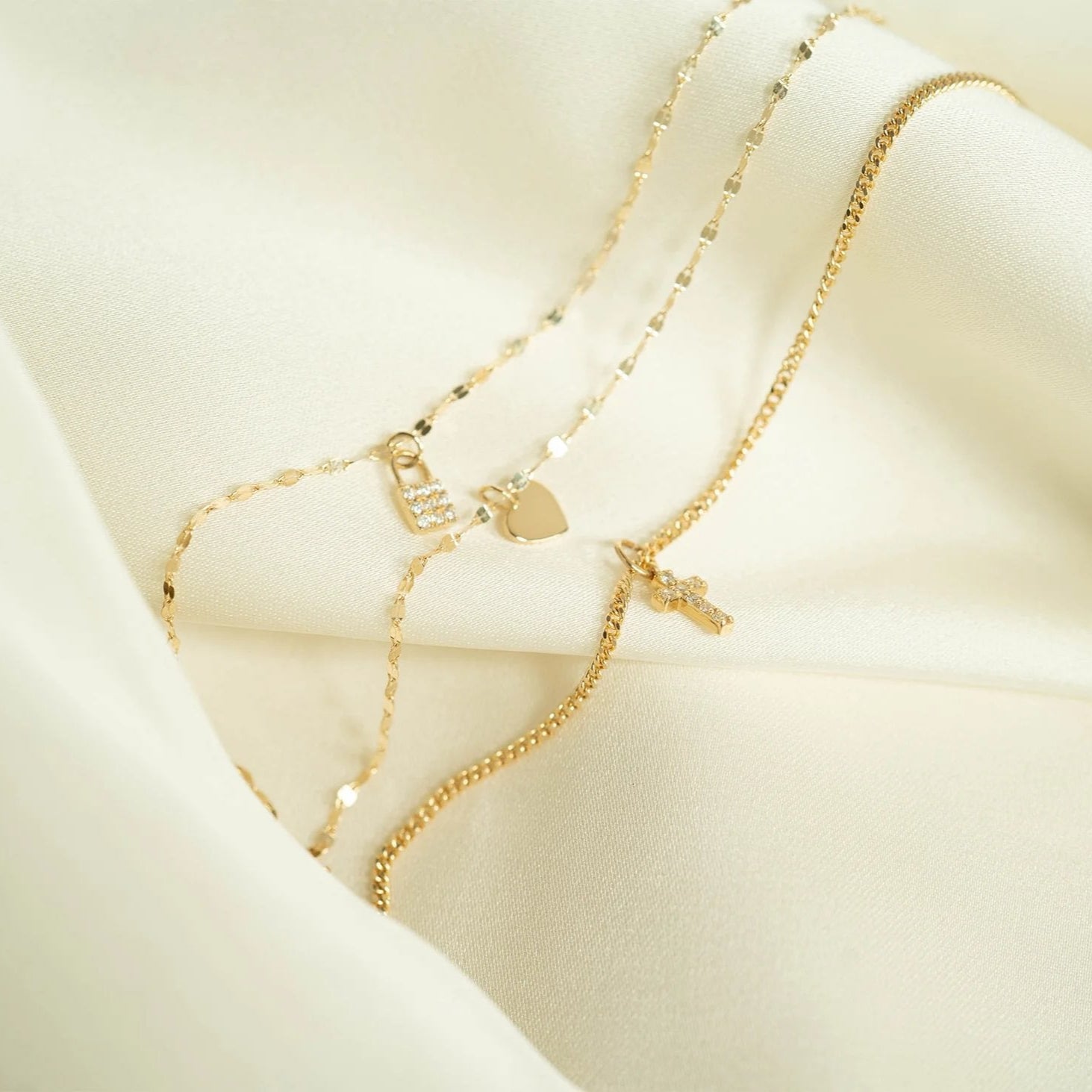 Permanent Jewelry 14K Solid Gold Heart Charm