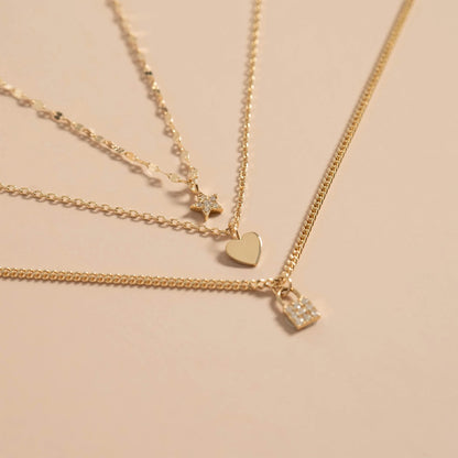 Permanent Jewelry 14K Solid Gold Heart Charm