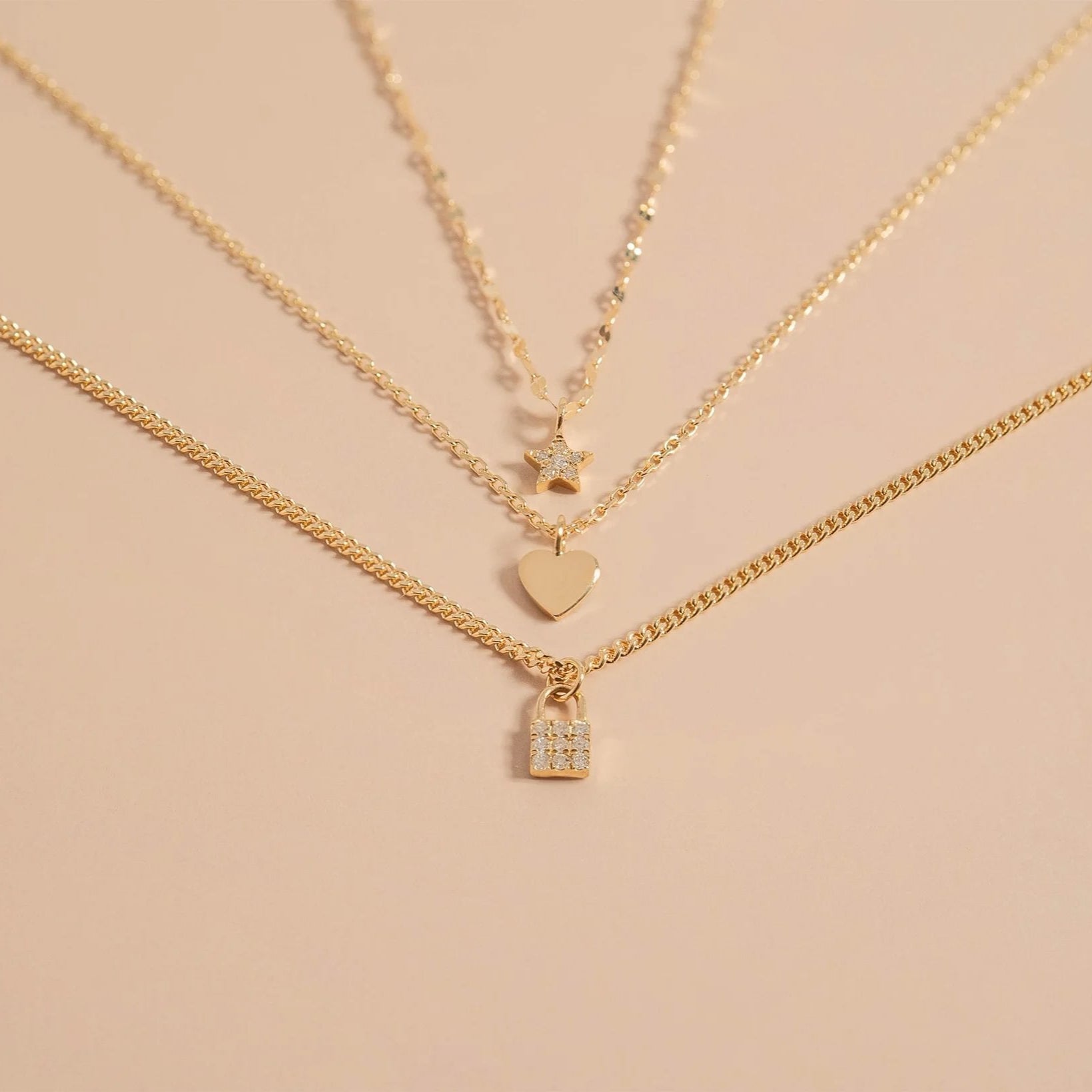 Permanent Jewelry 14K Solid Gold Heart Charm