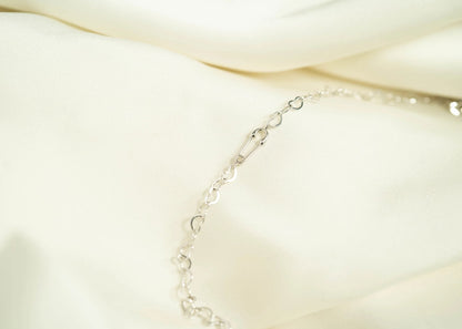 .925 Sterling Silver Horizontal Safety Pin Charm for Permanent Jewelry