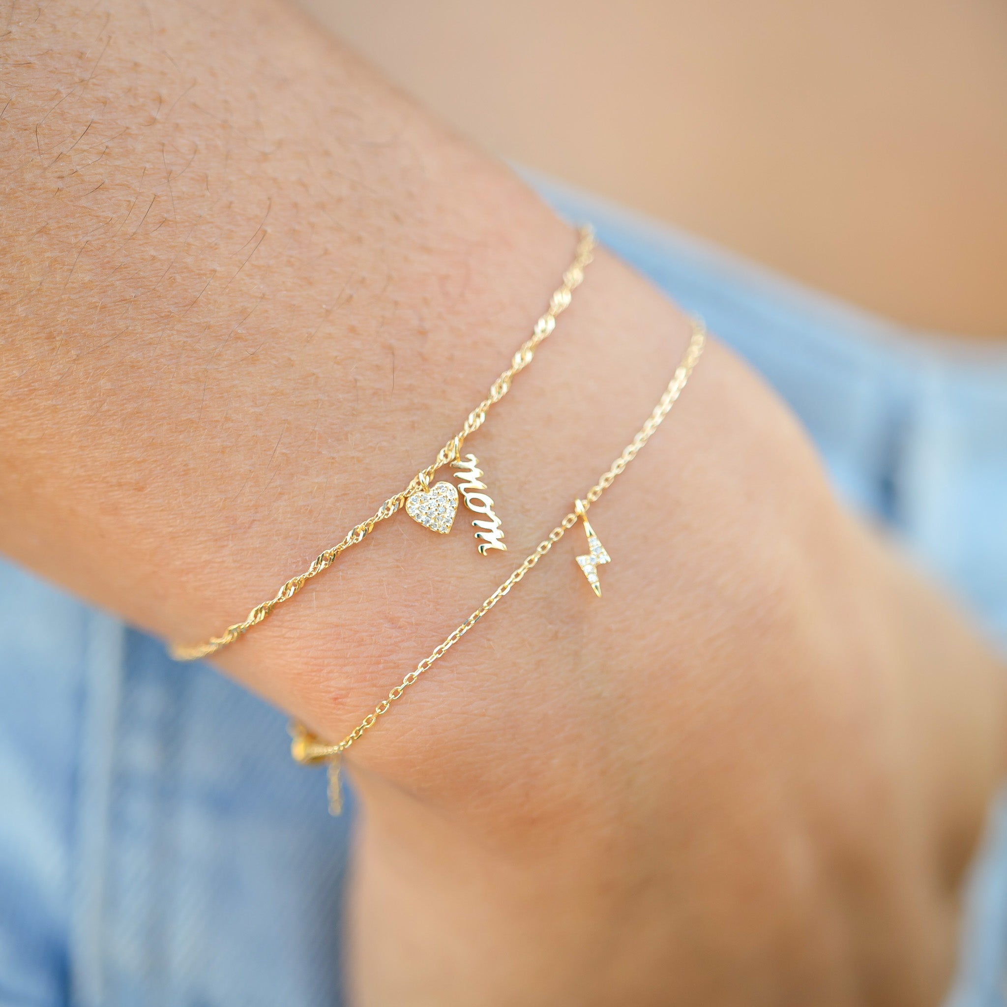 1.2 mm Singapore Chain 14K Gold Plated .925 Sterling Silver Permanent Jewelry Chain - By the Foot