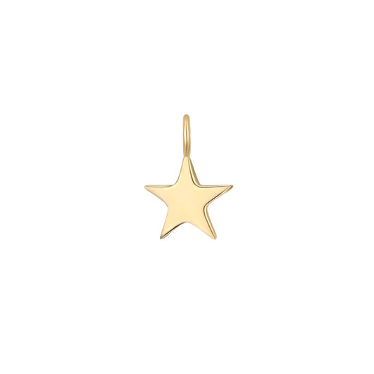 Permanent Jewelry 14K Solid Gold Star Charm