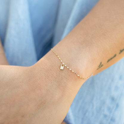 2.0 mm Lip Chain 14K Solid Gold Permanent Jewelry - By the Inch