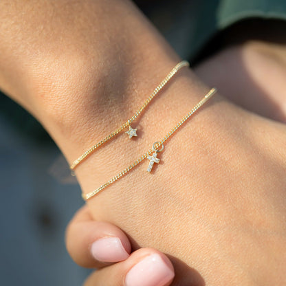 1.2mm Diamond Cut Curb 14K Gold Plated .925 Sterling Silver Permanent Jewelry Chain - By the Foot