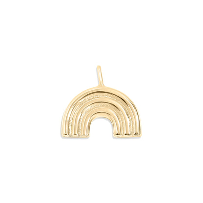 .925 Sterling Silver Rainbow Charm for Permanent Jewelry