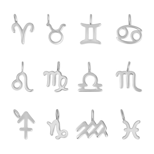 Permanent Jewelry .925 Sterling Silver Zodiac Charms
