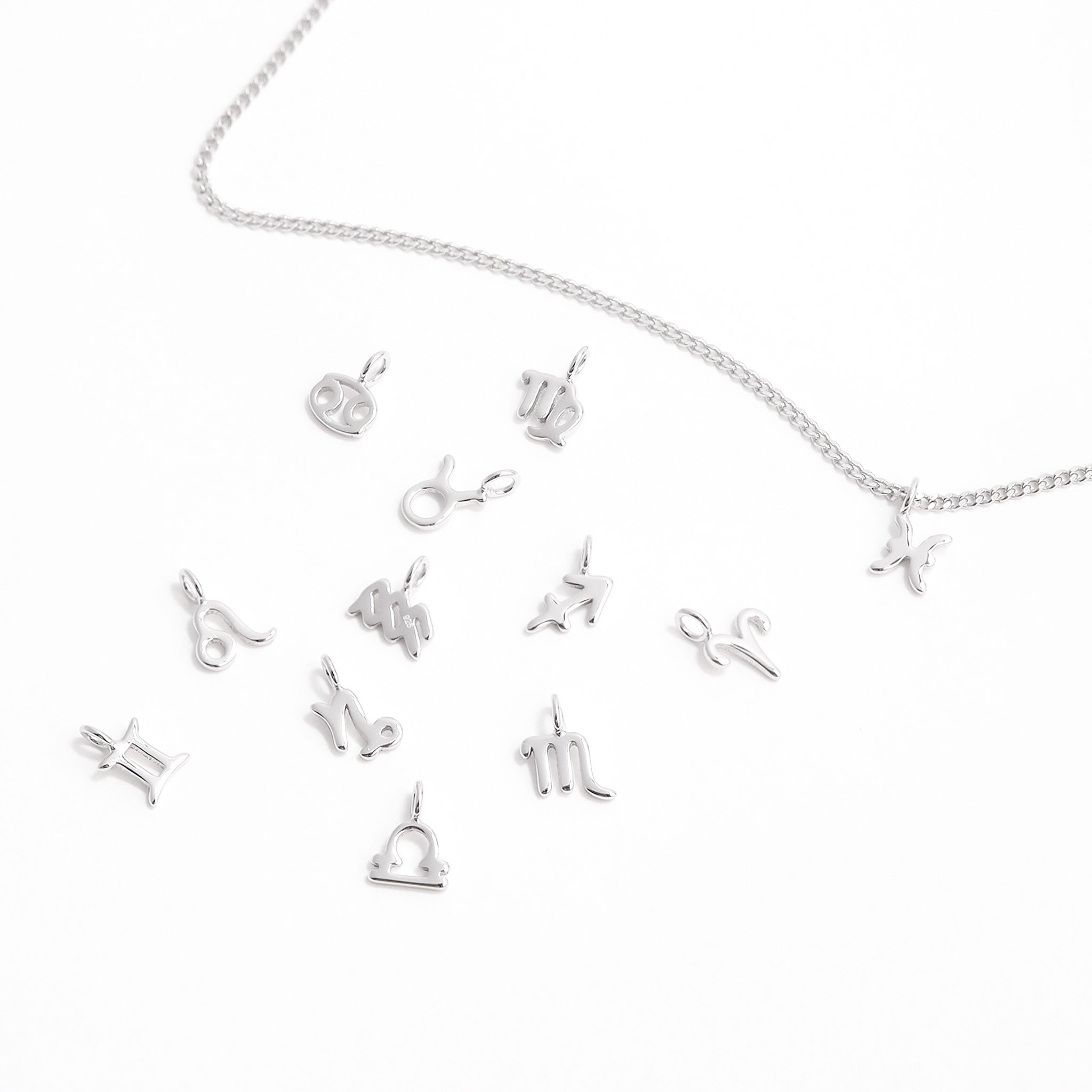 Permanent Jewelry .925 Sterling Silver Zodiac Charms