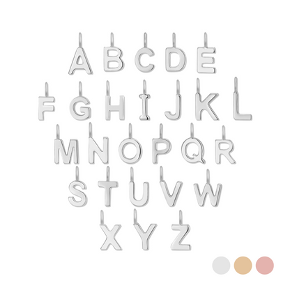 Permanent Jewelry Initial Letter Charm Set (A-Z)