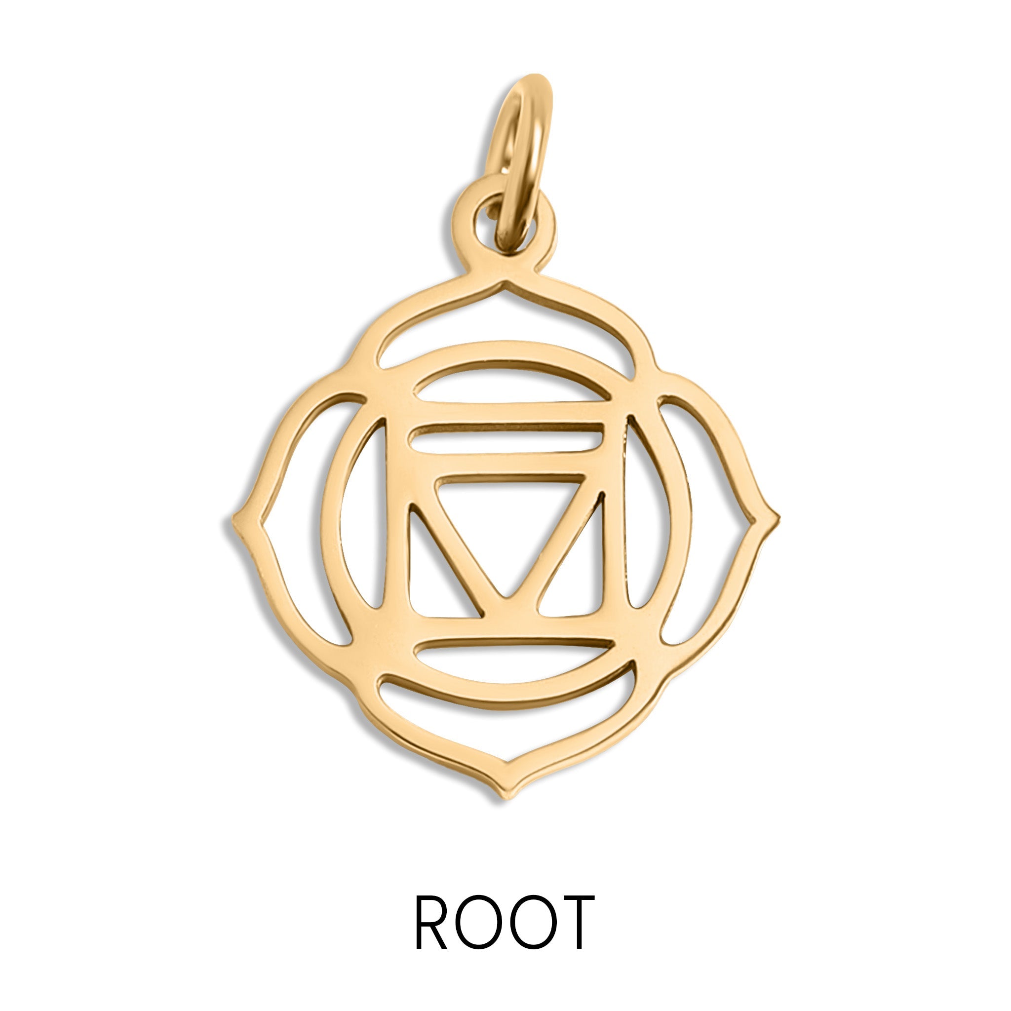 18K Gold PVD Stainless Steel Chakra Charms