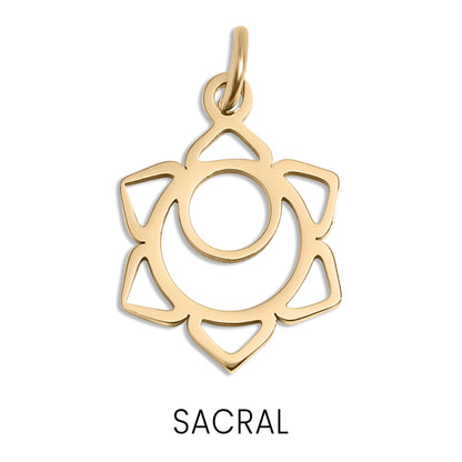 18K Gold PVD Stainless Steel Chakra Charms