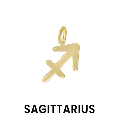 Permanent Jewelry 14K Solid Gold Zodiac Charms