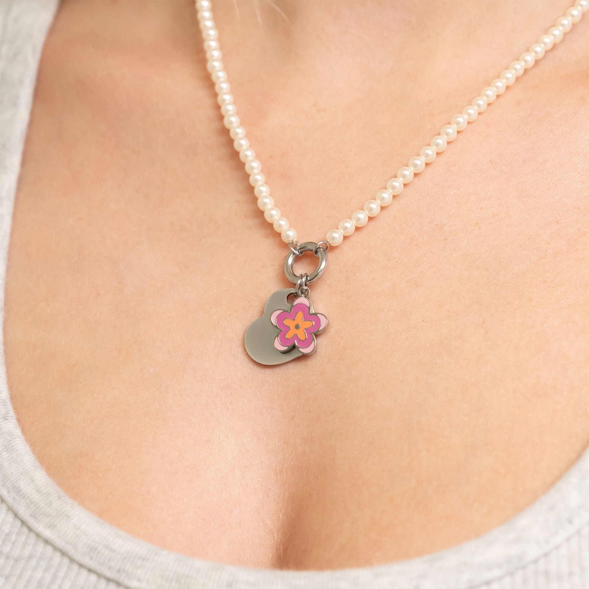 Stainless Steel Polished Heart Pendant