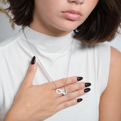 Stainless Steel Blank Infinity Necklace