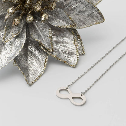 Stainless Steel Blank Infinity Necklace