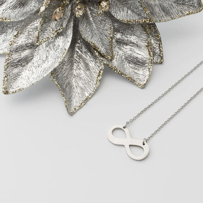 Stainless Steel Blank Infinity Necklace