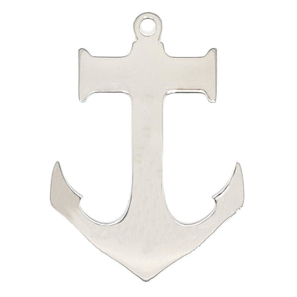 Stainless Steel Blank Anchor Pendant