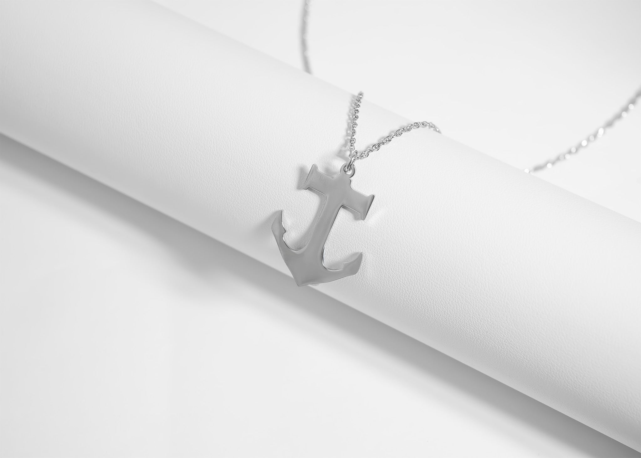 Stainless Steel Blank Anchor Pendant
