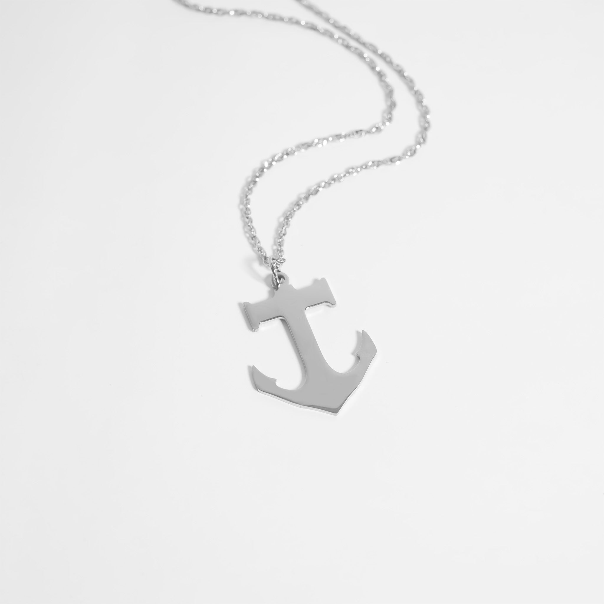 Stainless Steel Blank Anchor Pendant