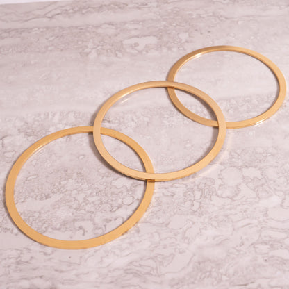Stainless Steel Blank Bangle Bracelet