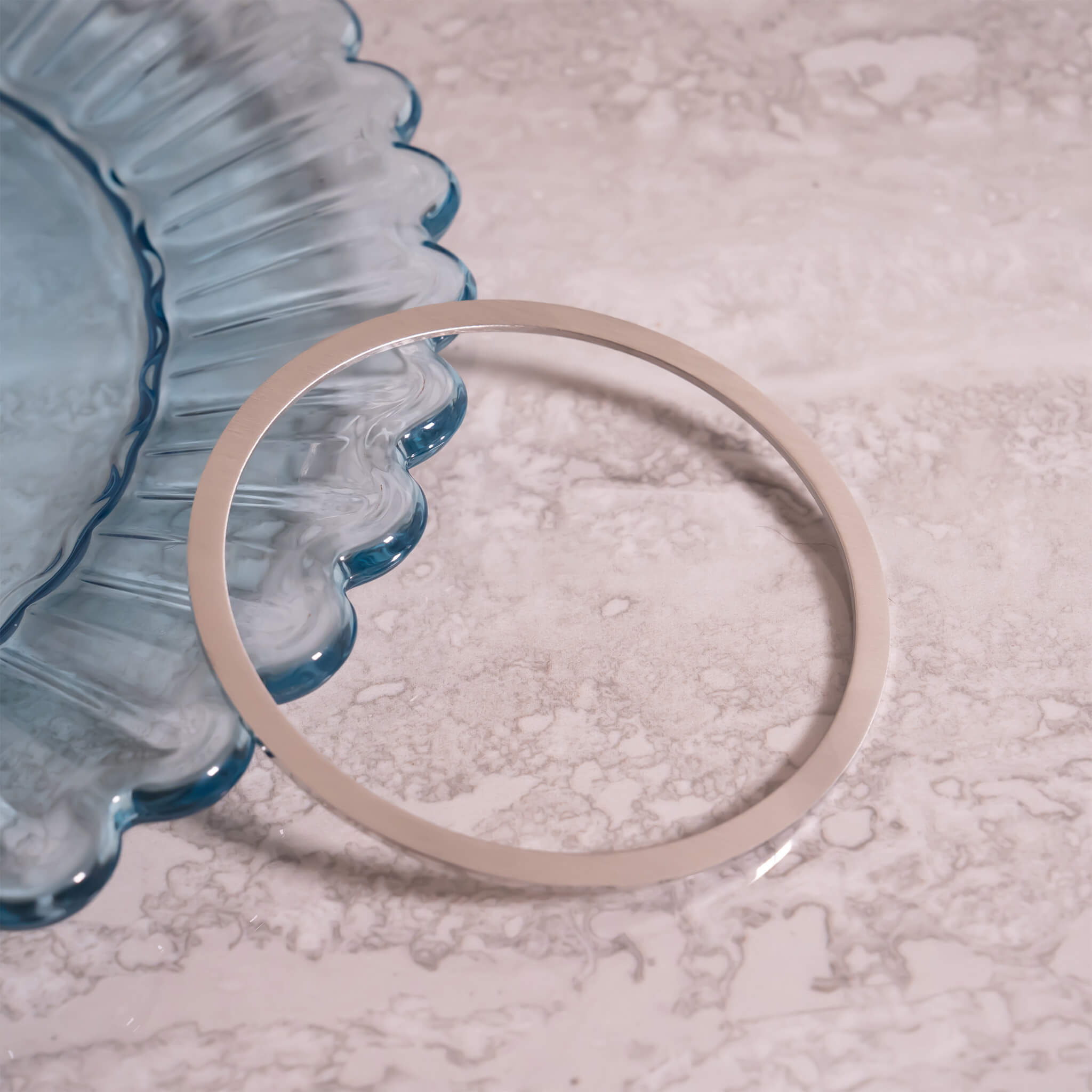 Stainless Steel Blank Bangle Bracelet