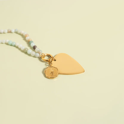 18K Gold PVD Blank Stainless Steel Guitar Pick Pendant