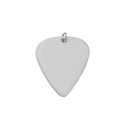 18K Gold PVD Blank Stainless Steel Guitar Pick Pendant