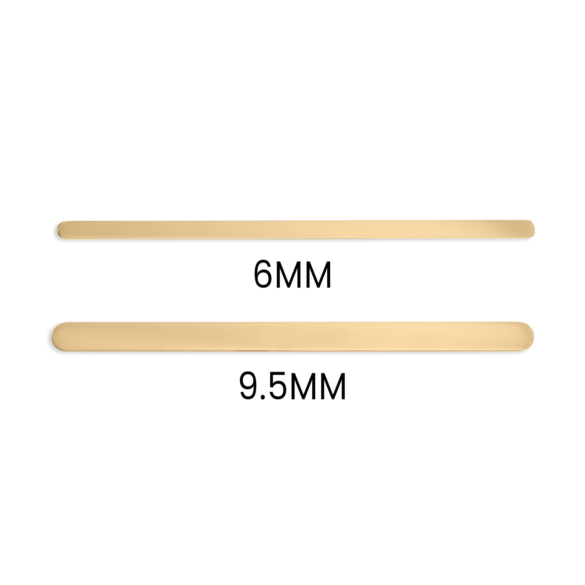 18K Gold PVD Stainless Steel Engravable Blank Cuff Bracelet