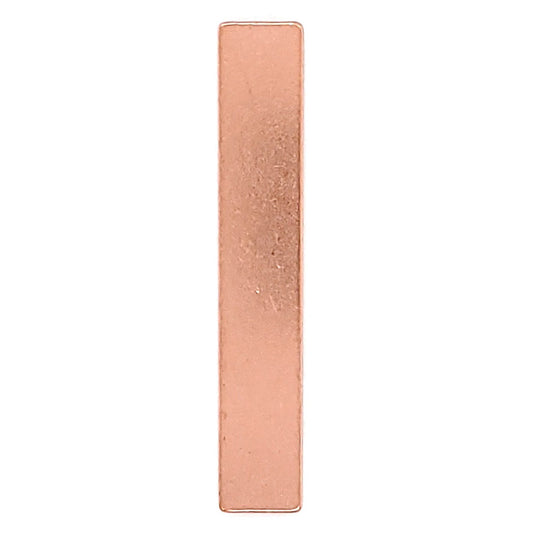 Copper Blank Rectangle Pendant