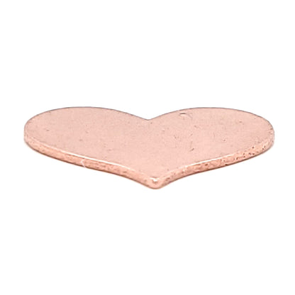Copper Blank Heart Pendant