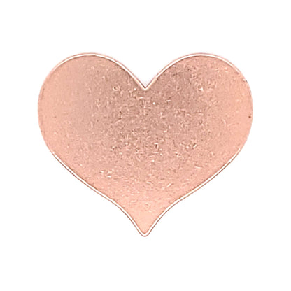 Copper Blank Heart Pendant