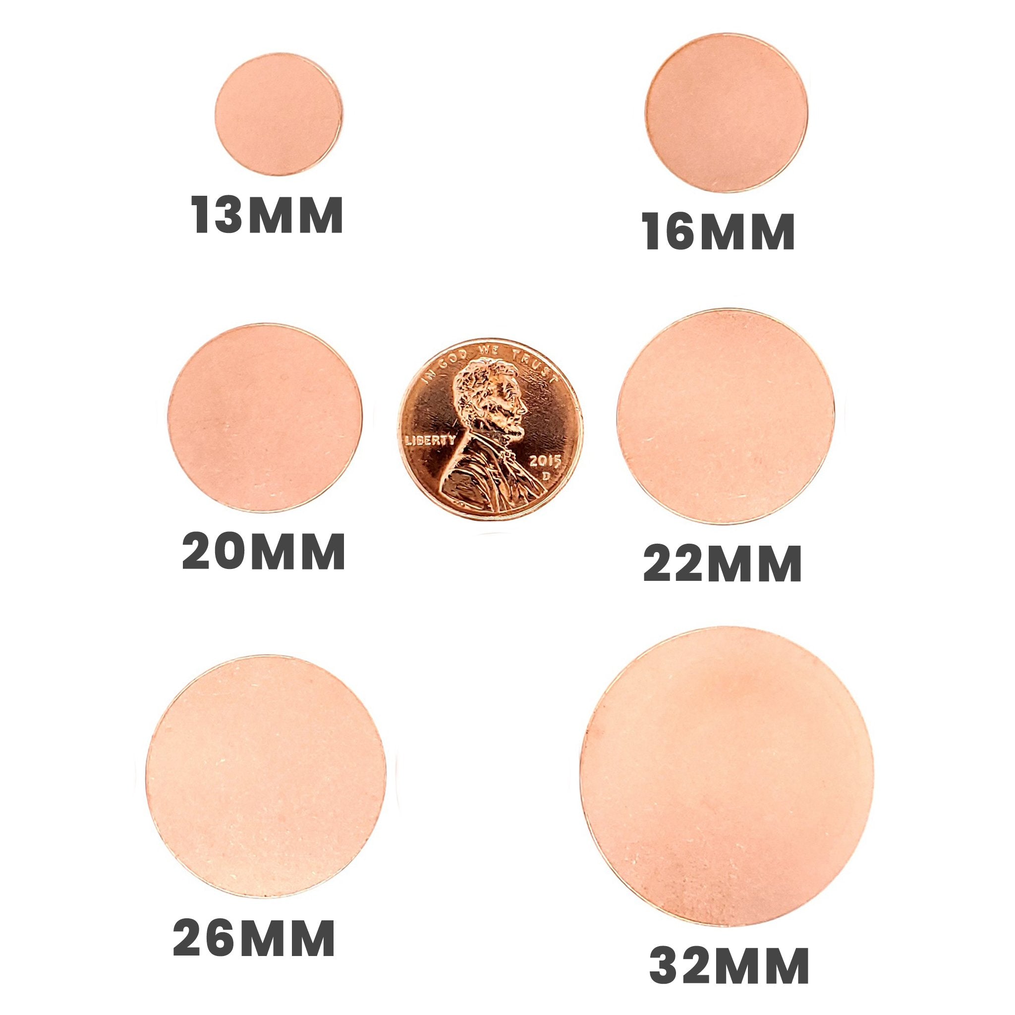 Copper Blank Round Disc