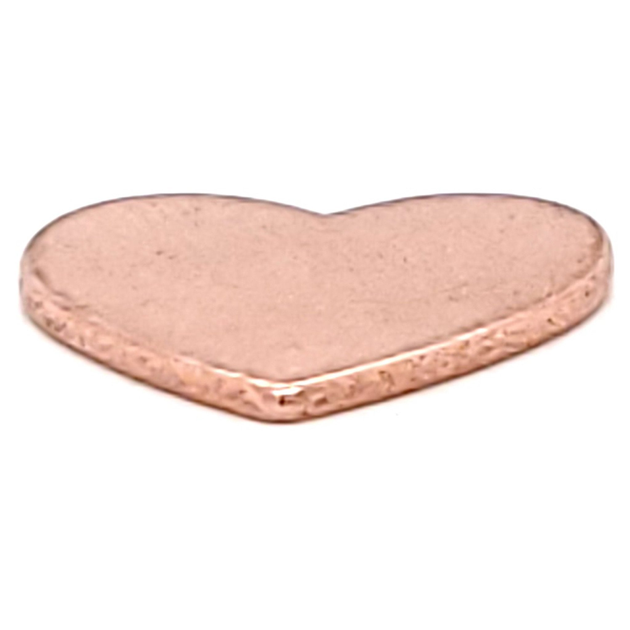 Copper Blank Heart Pendant