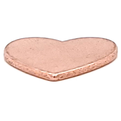 Copper Blank Heart Pendant
