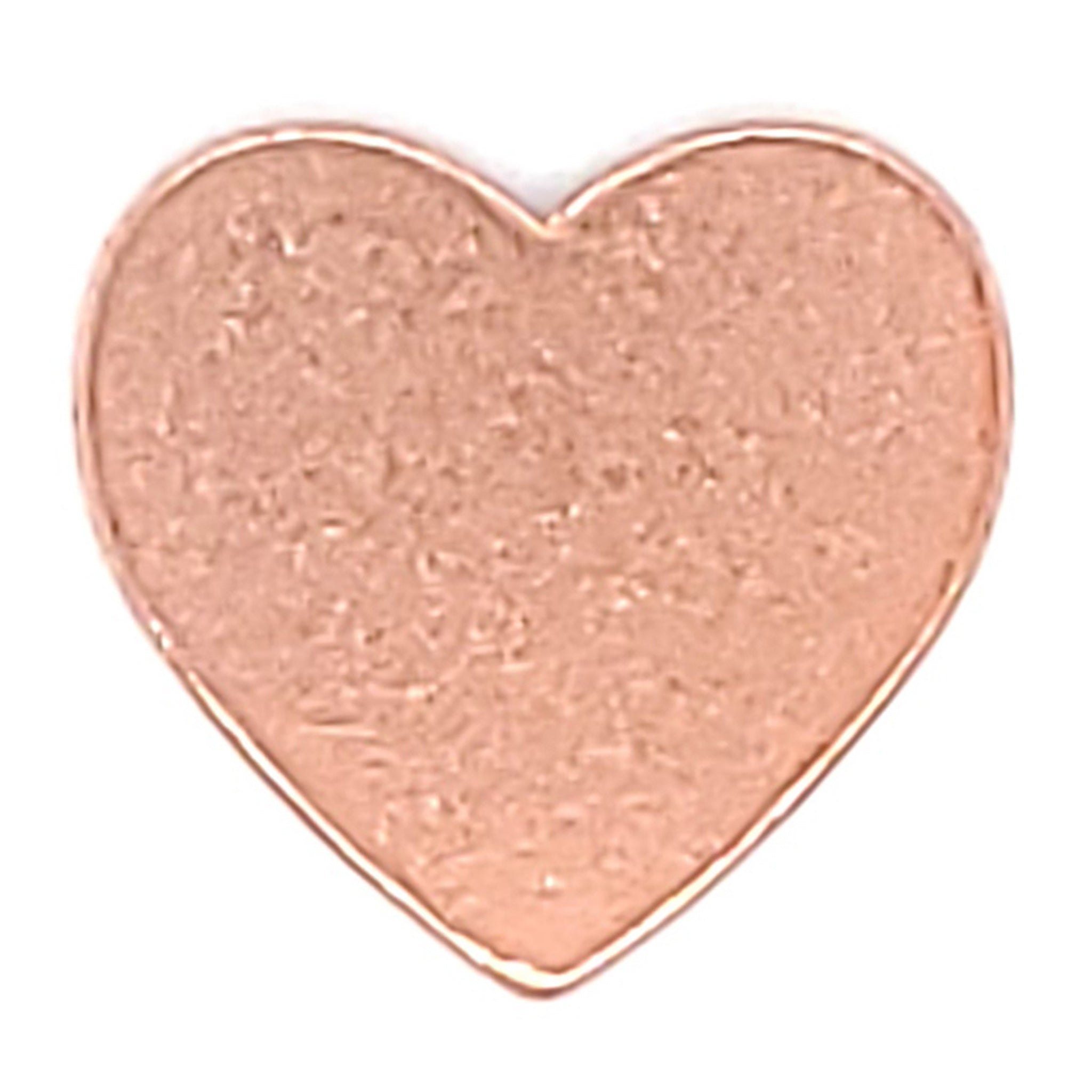 Copper Blank Heart Pendant
