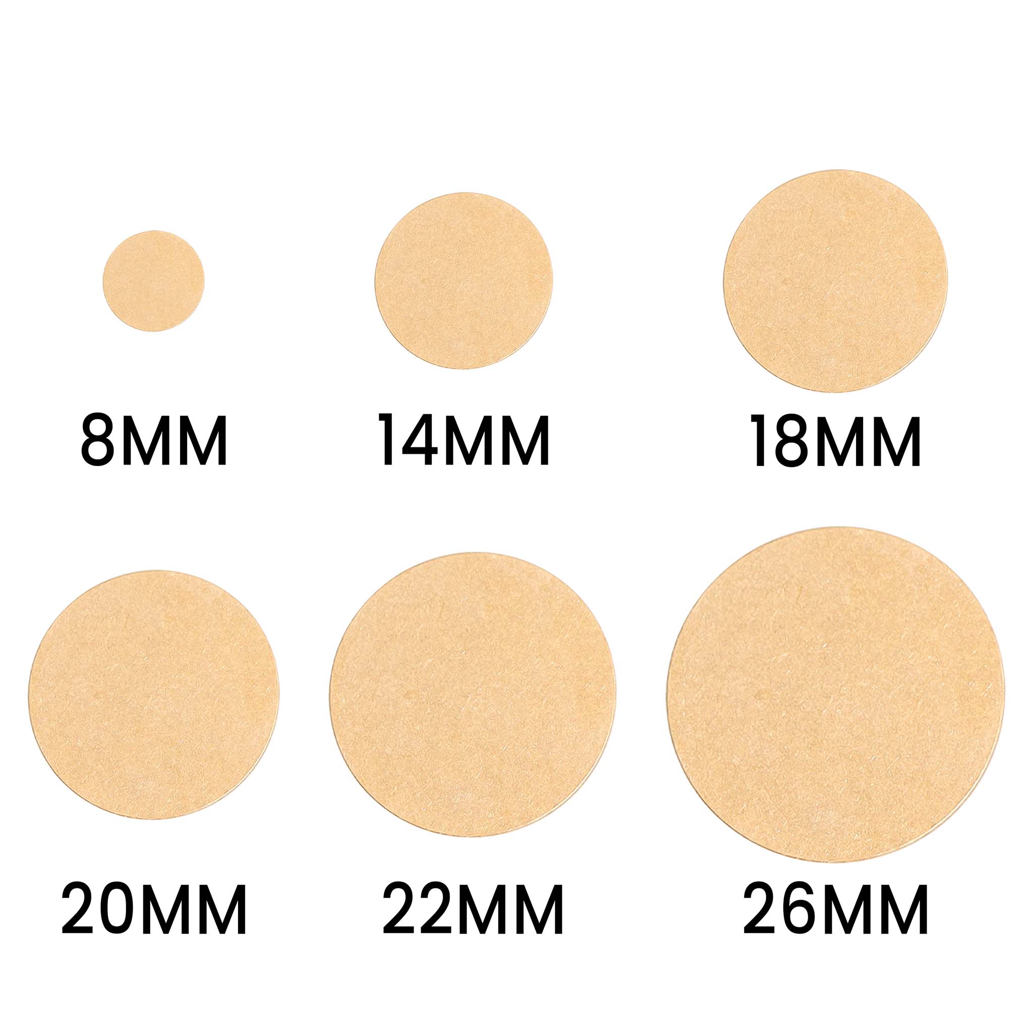 Brass Blank Round Disc