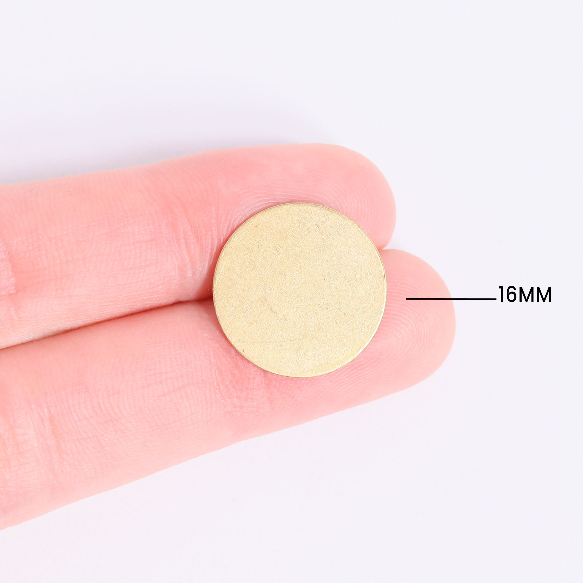 Brass Blank Round Disc