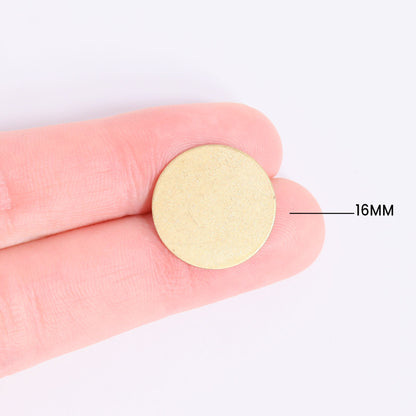 Brass Blank Round Disc