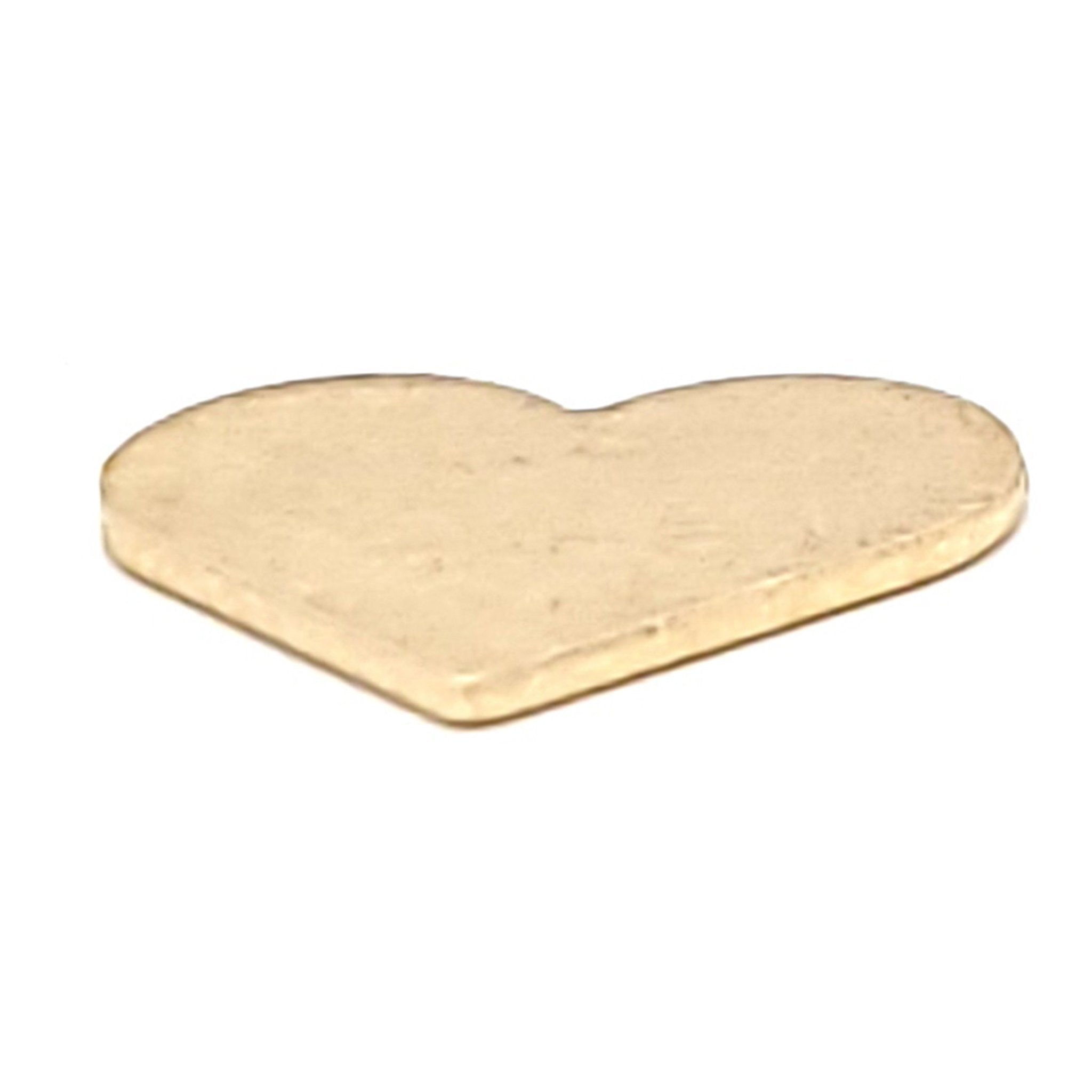 Brass Blank Heart Pendant