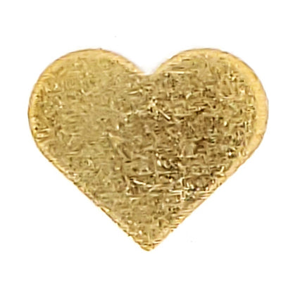Brass Blank Heart Pendant