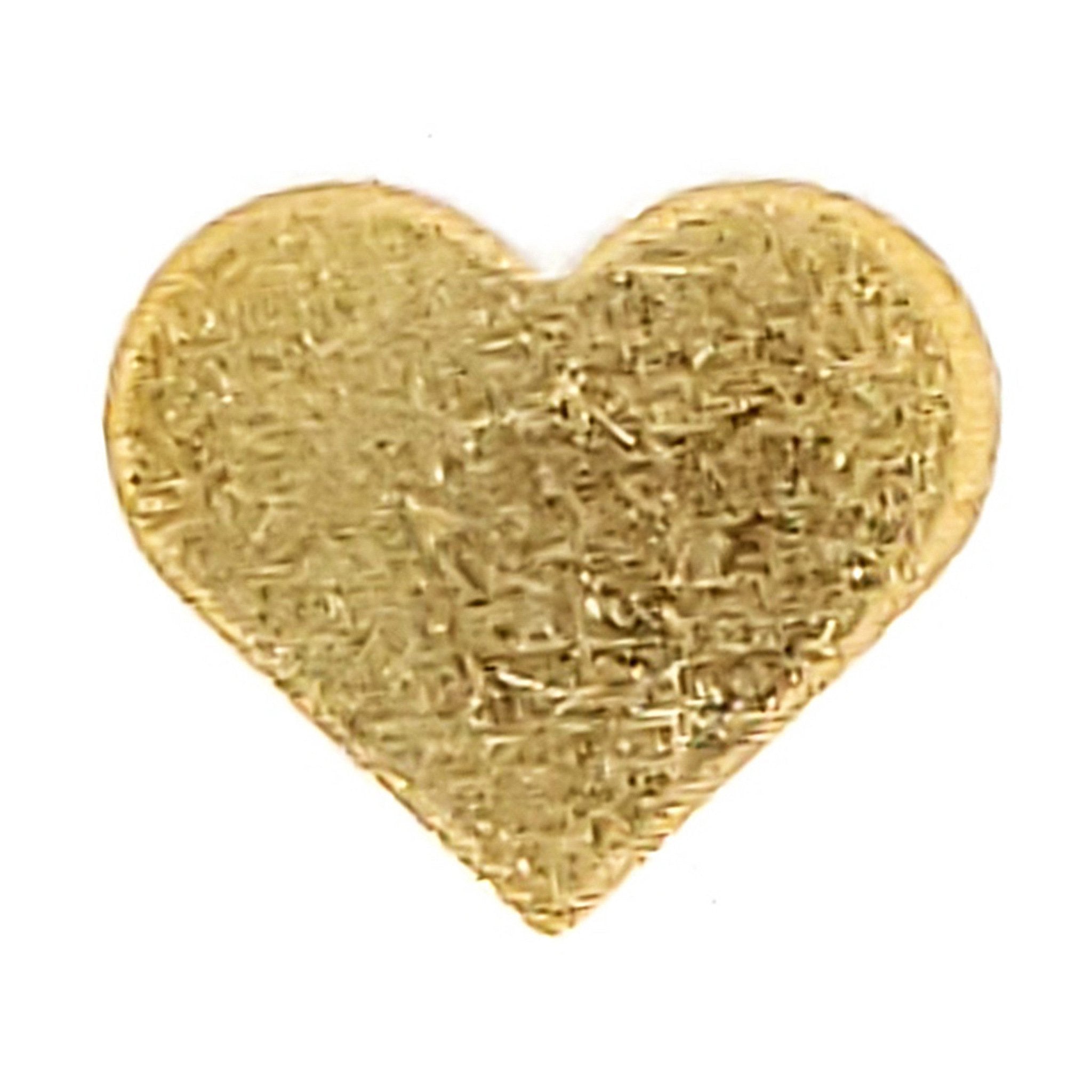 Brass Blank Heart Pendant