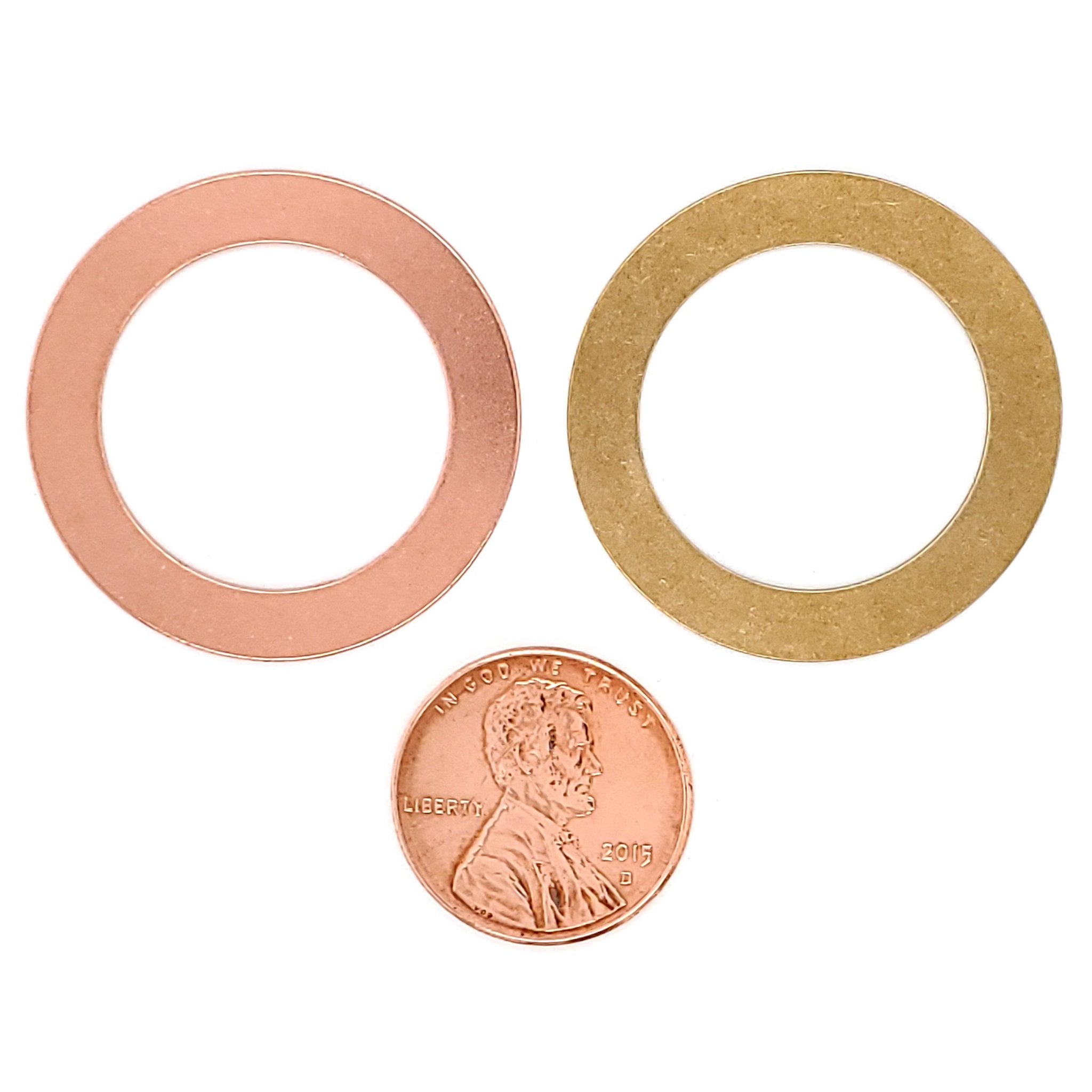 Copper Blank Washer Pendant