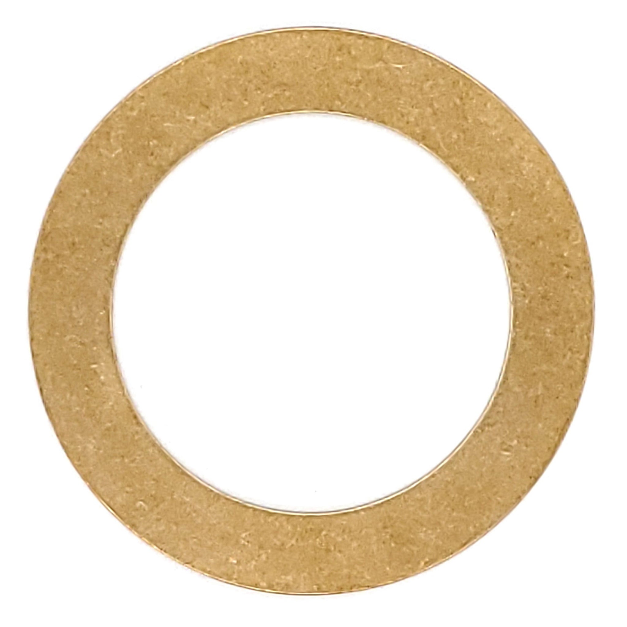 Brass Blank Washer Pendant