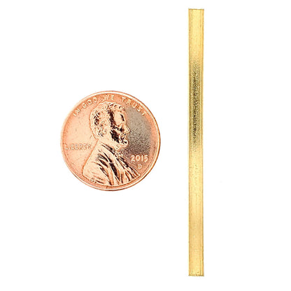 Brass Blank Four Sided Bar Pendant